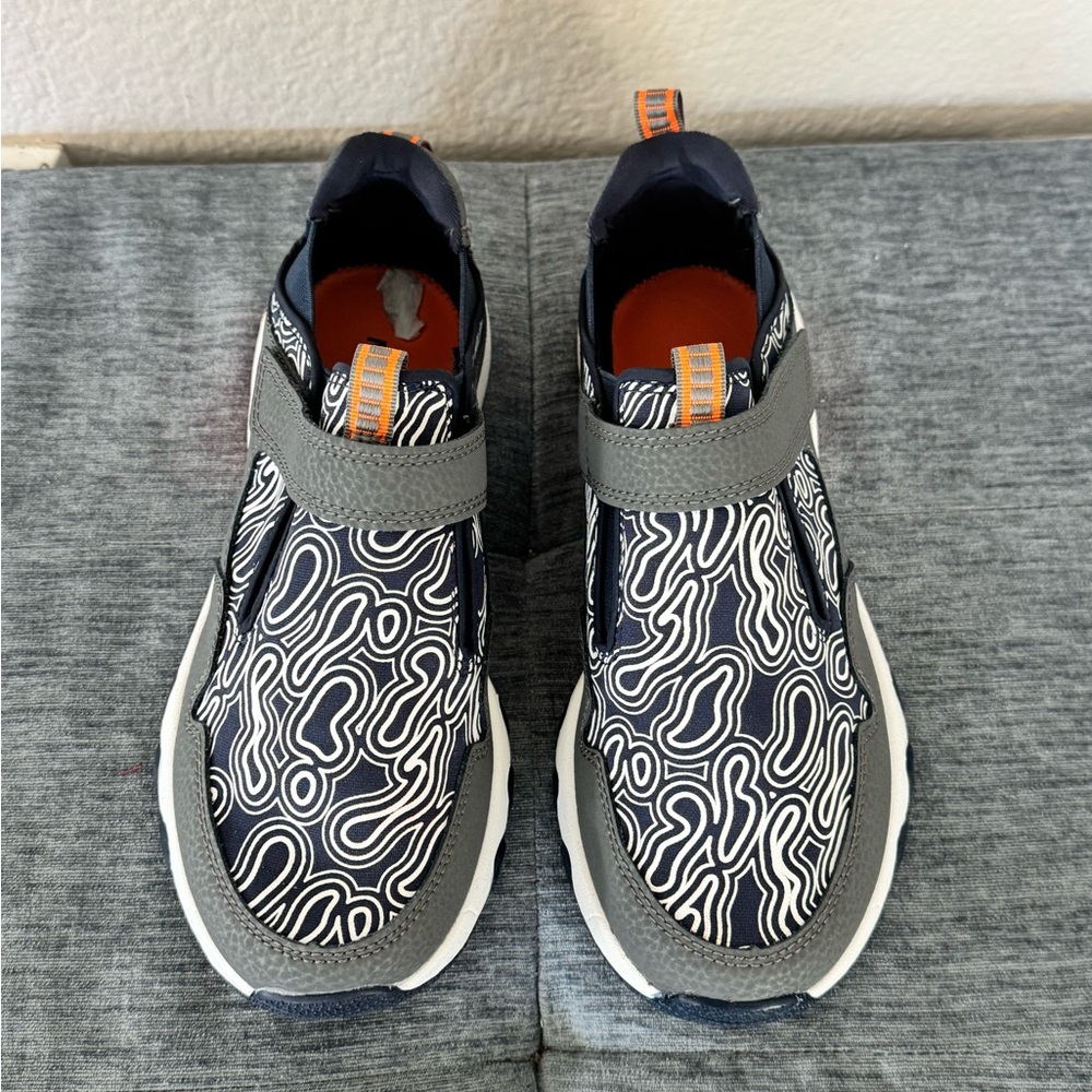Merrell Unisex-Child Free Roam Moc Chroma Sneaker - Gray/Blue Size - 4M